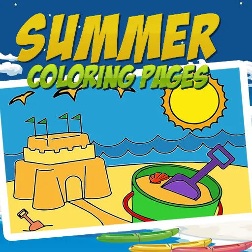 Páginas para colorear de verano