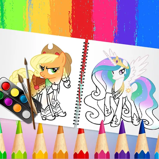Sweet Pony Malbuch