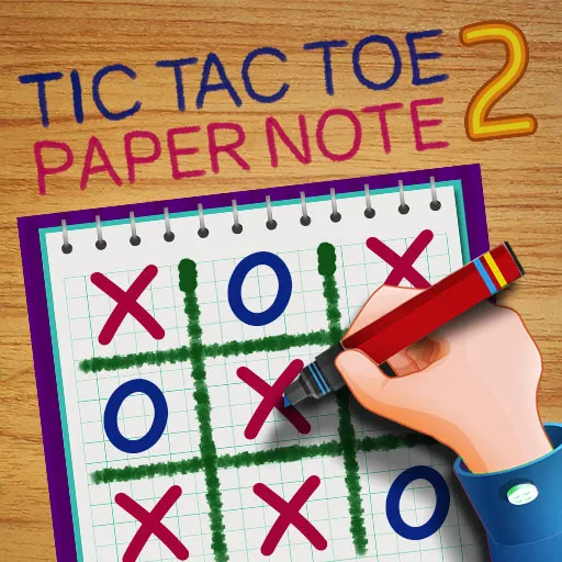 Tic Tac Toe Note de papier 2