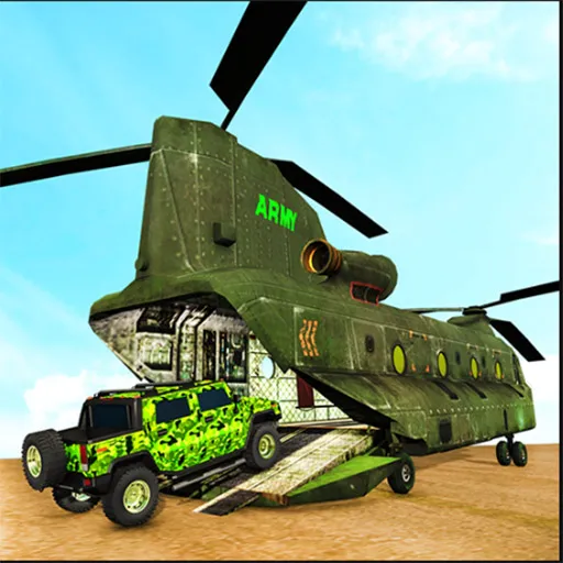 Simulateur de transport de véhicules de l'armée américaine