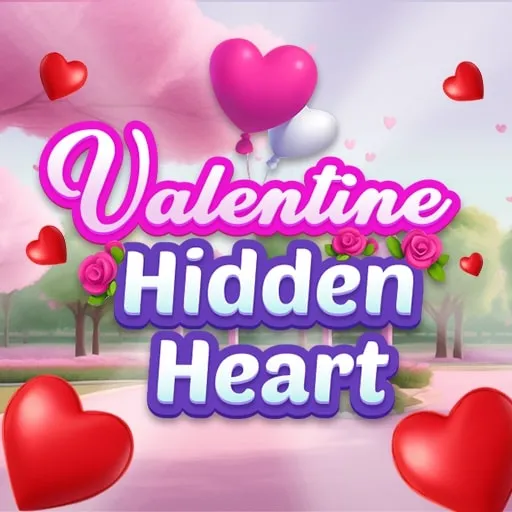 Herz im Verborgenen an Valentinstag