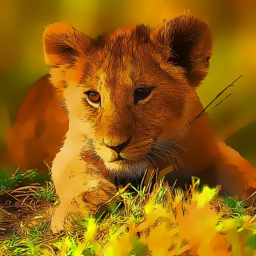 Wilde Babydieren Puzzel