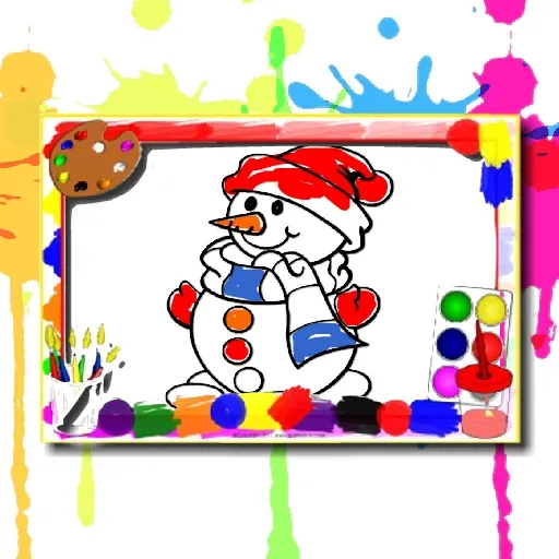 Libro de colorear de invierno