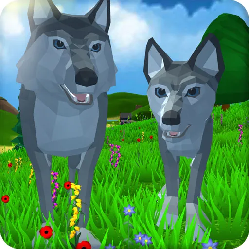 Simulador de lobos Animales salvajes 3D