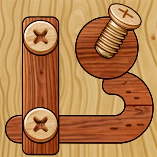 Holzschrauben und -muttern
