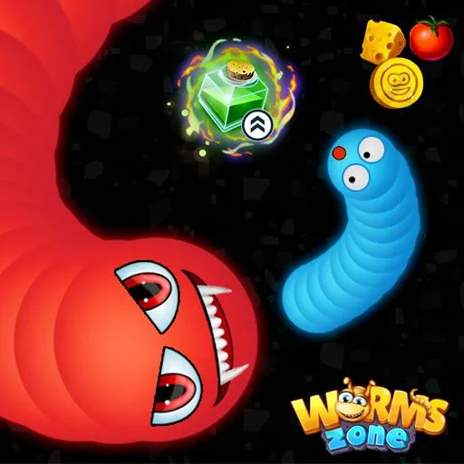 Worms Zone un serpent glissant