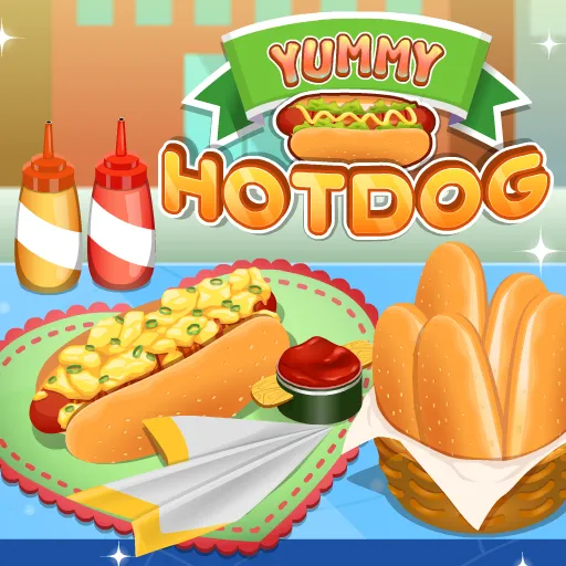 Leckerer Hotdog