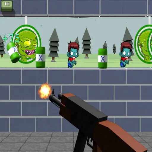 Tir sur cible zombie